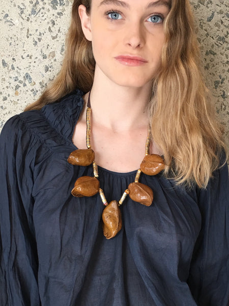 nut necklace, artisan product