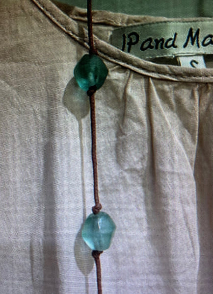 Tita Turquoise Sea Glass Necklace