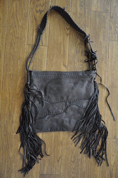 Yanuka Recycled Leather Patch Bag