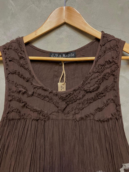 Doris Large Daisy Appliquée Dress