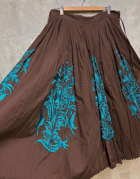 Masala Embroidered Skirt