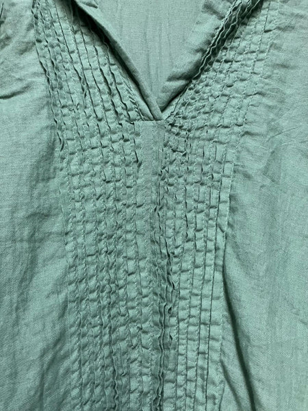 Pleated Shirt Dress