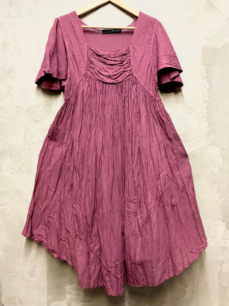 Rinata Raw Edge Dress