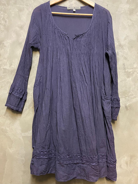 Long Sleeve Francoise Dress with Lace