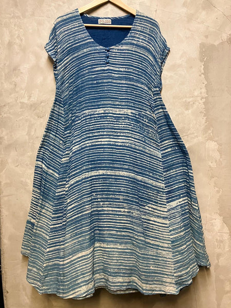Young Designer Exclusive Batik Stripe Cotton Dress