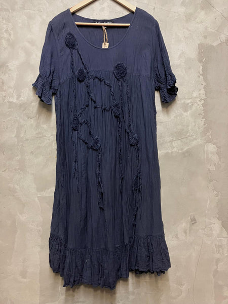 Applique Flower Dress