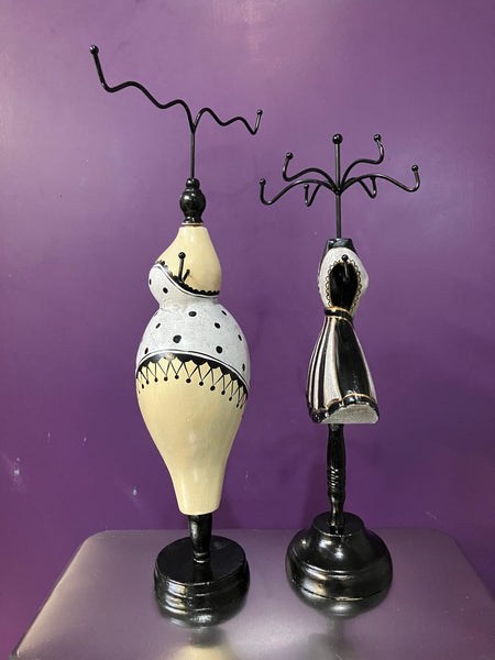 Whimsy Art Deco Vintage Figurines for Jewelry Hanging