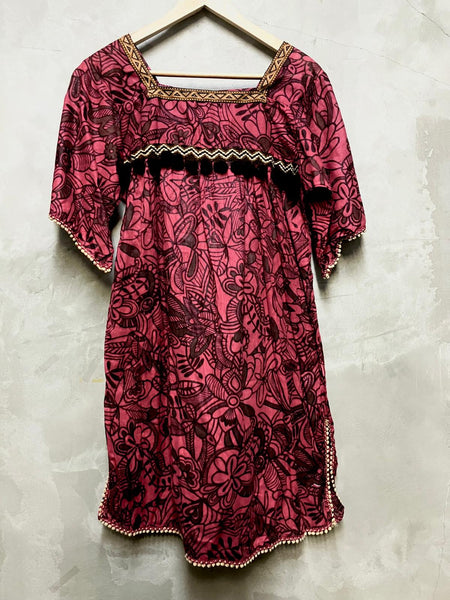 Printed Hippie Dress