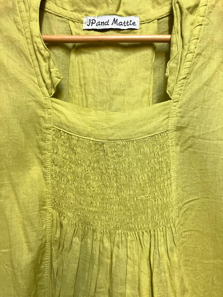 Sheri Shirred Yoke Dress