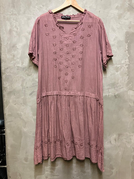 Daisy Hand Embroidered Dress