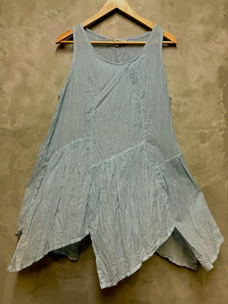 Asymmetric Ruffle Herm Tunic