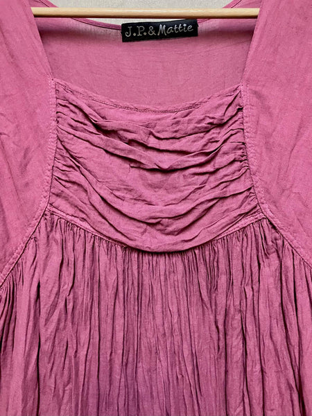 Rinata Raw Edge Dress