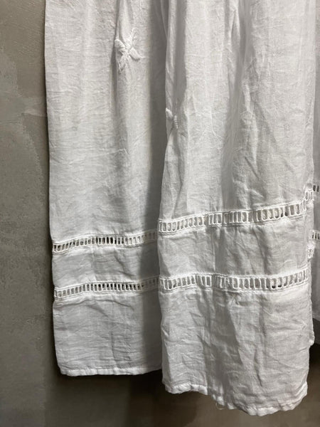 Haley Hand Embroidered V-Neck Dress