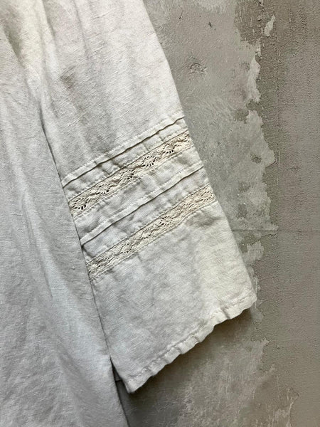 Young Designer Exclusive Lace Band Linen/Cotton Tunic