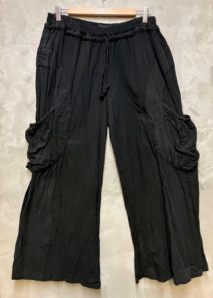 Wide Leg Pants with Pockets