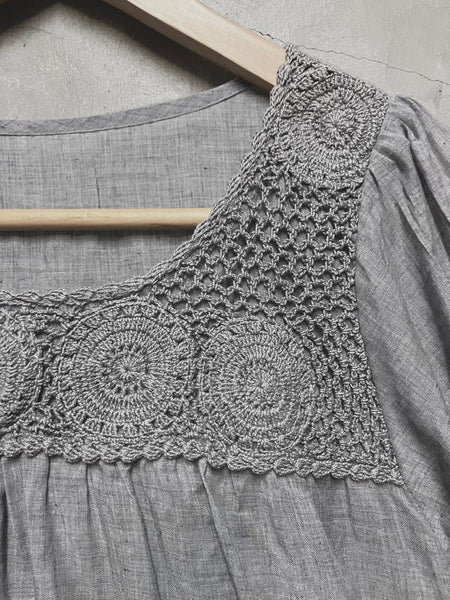 Young Designer Exclusive Hand Crochet Yoke Tunic
