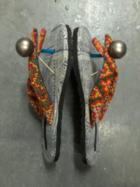 Authentic Hill Tribe Sandal with Arkha Ball
