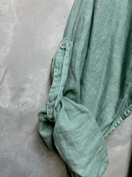 Pleated Shirt Dress
