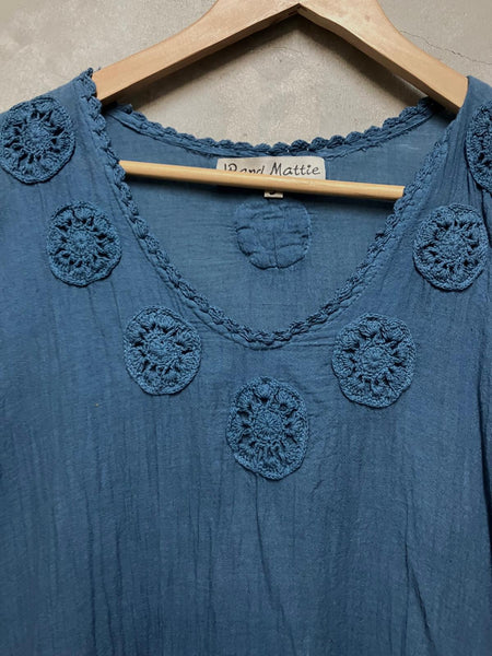 Hand Crocheted Flower Dress
