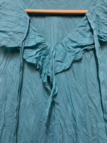 V-Neck Ruffle Top