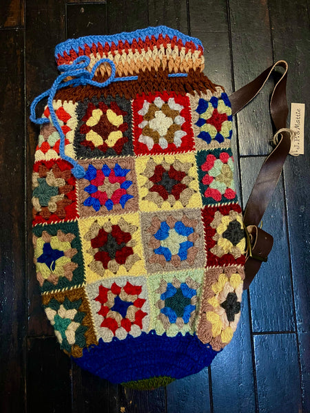 Jemila Hand Crochet Duffel Bag