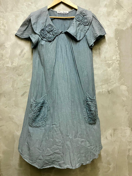 Claudine Collar Dress