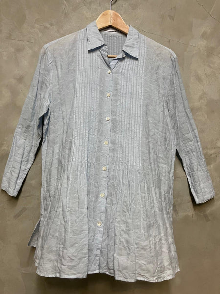 Young Designer Exclusive Pleated Long Shirt