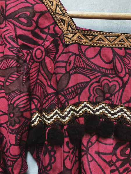 Printed Hippie Dress