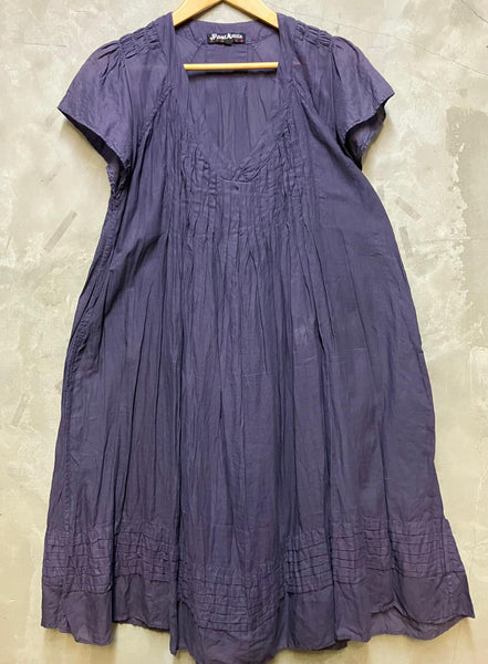 Violetta V-Neck Pleated Dress