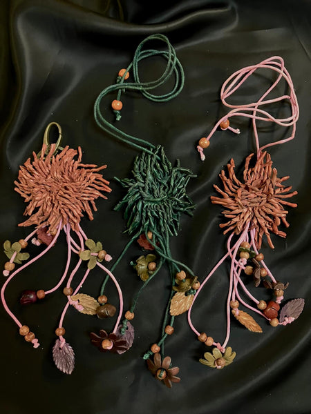 3 Hand Made Leather Accessories for Bag Charms