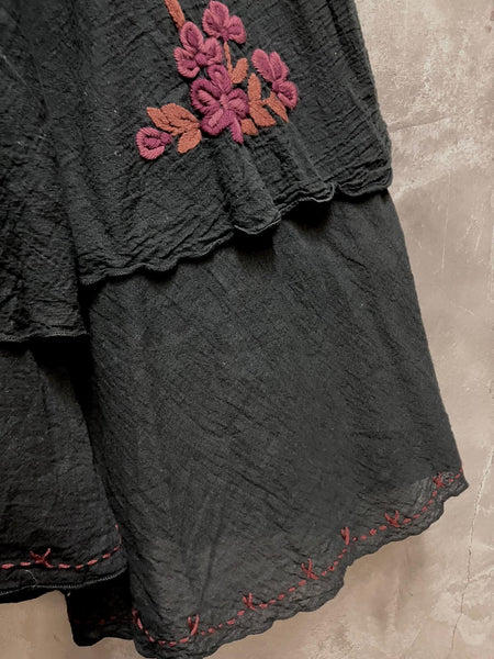 Esmeralda Hand Embroidered Strapless Dress/Skirt
