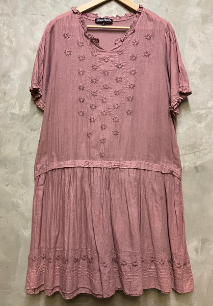 Daisy Hand Embroidered Dress