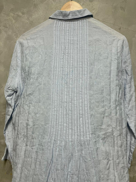 Young Designer Exclusive Pleated Long Shirt