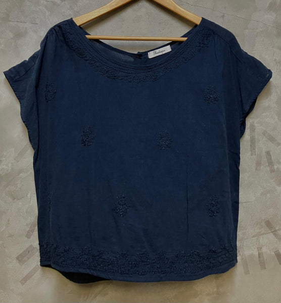 Young Designer Exclusive Hand Embroidered Boxy Top