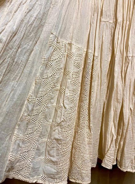 Lace Insert Skirt