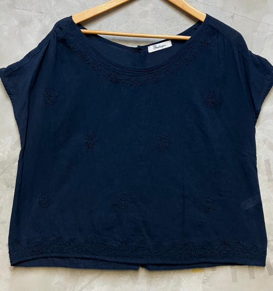 Young Designer Exclusive Hand Embroidered Boxy Top