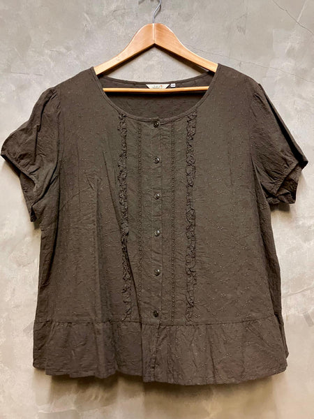 Young Designer Exclusive Eyelet Cotton top
