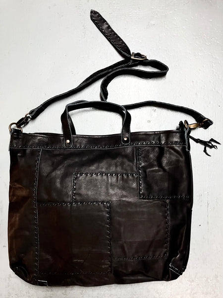 Yasina Recycled Leather Work Bag