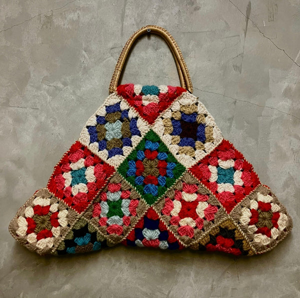 Judy Triangular Hand Crochet Bag