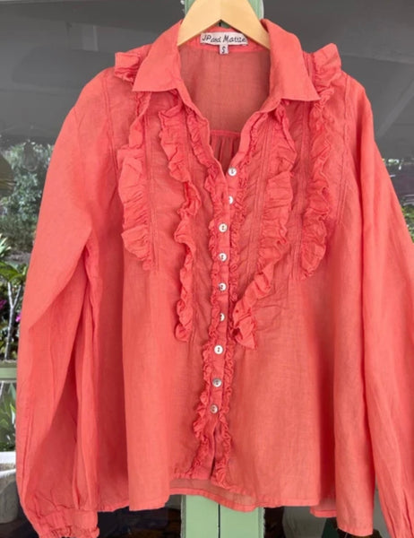 3995 Cascade Ruffle Shirt