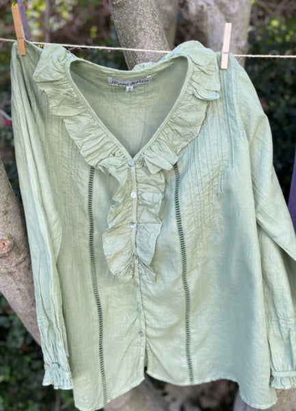 5332L Lettie Shirt Kiwi