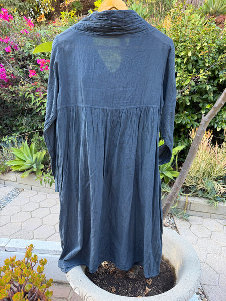 8613 Nicole Dress - Elephant Color - Sizes S & L