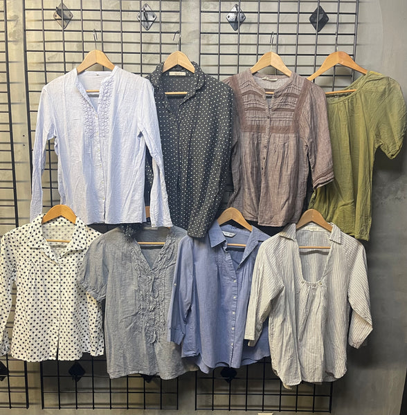 Vintage / Young Designers Exclusive samples Offer of 8 Tops