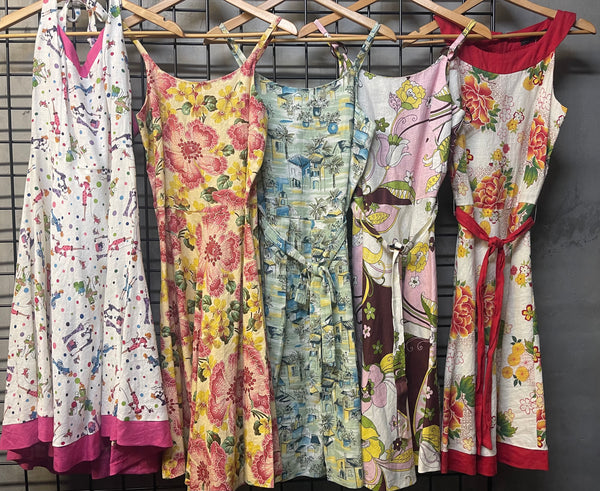 JP and Mattie Vintage Collection of 5 Sample Linen Dress Package