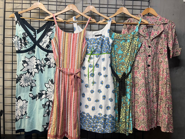 JP and Mattie Vintage Collection of 5 Sample Cotton Dress Package