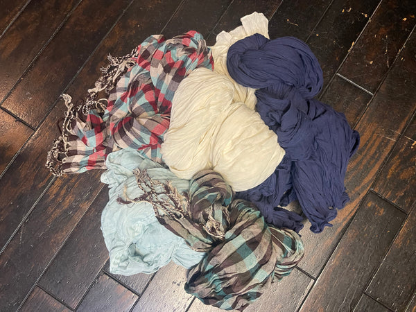Holiday Gift Scarves ~ Package of 6 Scarves