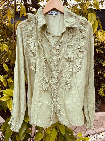 3995 Cascade Ruffle Shirt