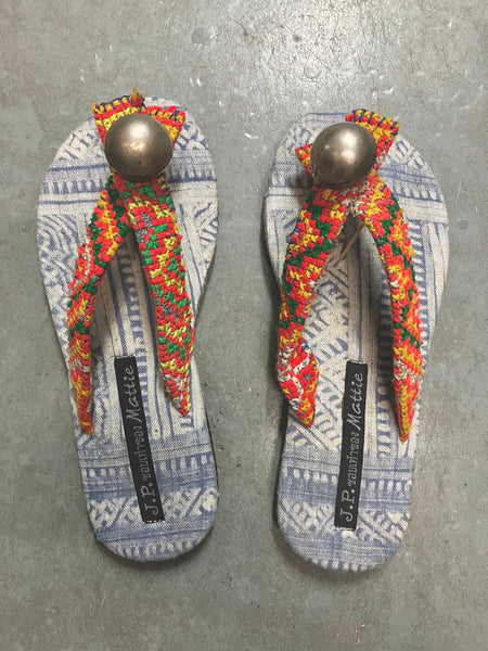 Authentic Hill Tribe Sandal with Arkha Ball