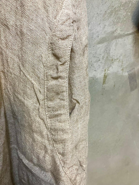 Young Designer Exclusive Linen Hand Embroidered Coat / Dress