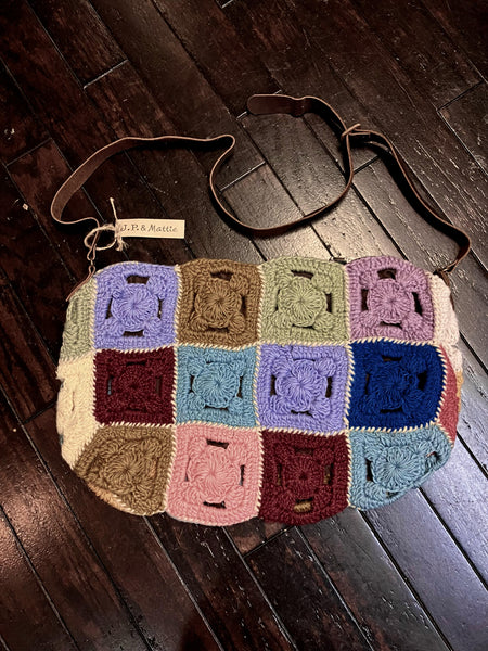 Josefina Lilac Hand Crochet Bag